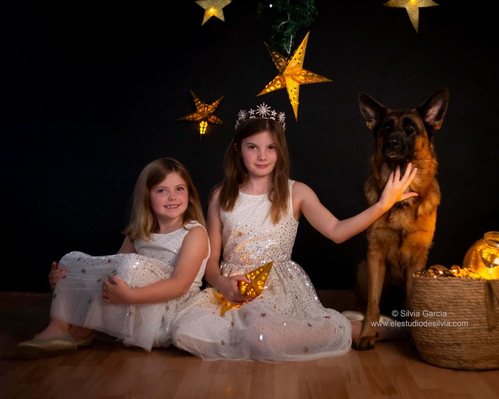 fotografia de Navidad , sesiones en familia, sesiones familiares Madrid, fotos con tu mascota