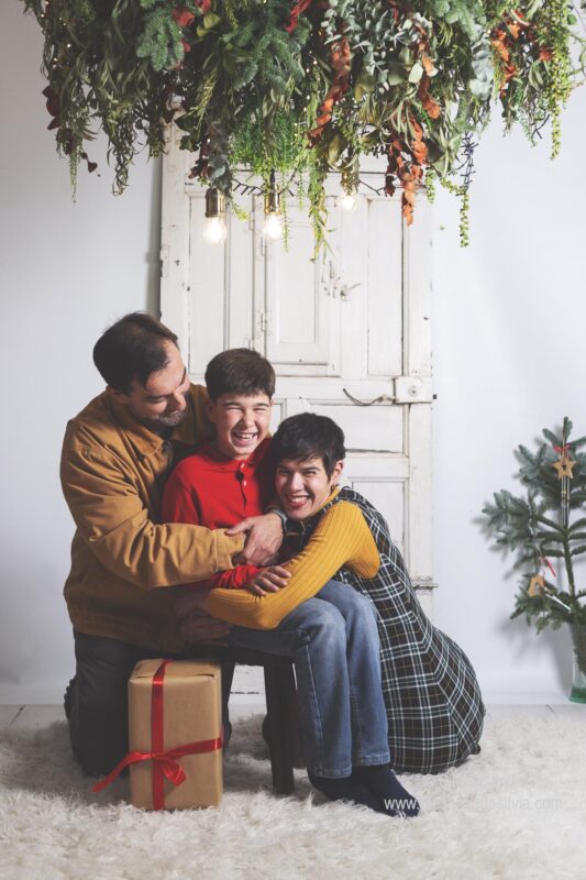 fotos en familia navidad